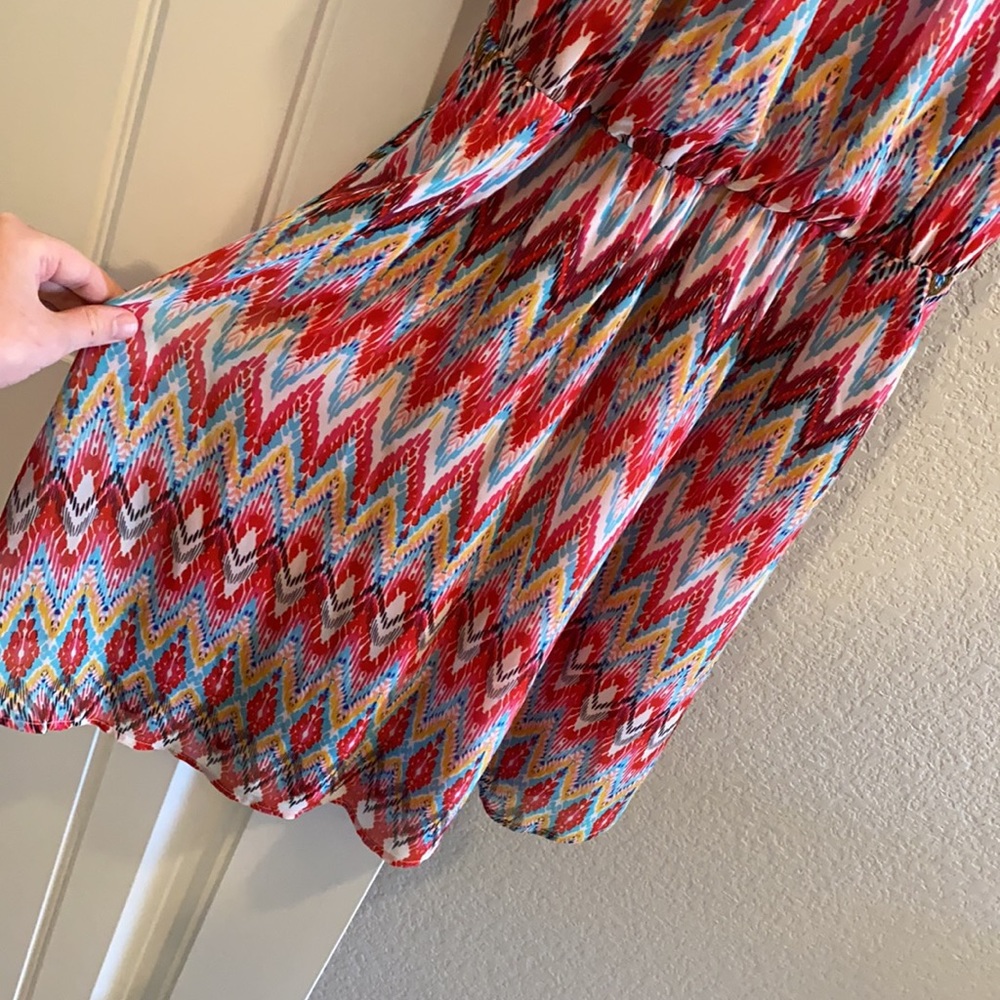Colorful Spring Tank Dress - Picture 3 of 6